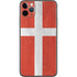 Denmark Flag Distressed iPhone 11 Pro Max Skin